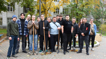 Студенти  інституту  активно взяли участь у Місячнику чистоти